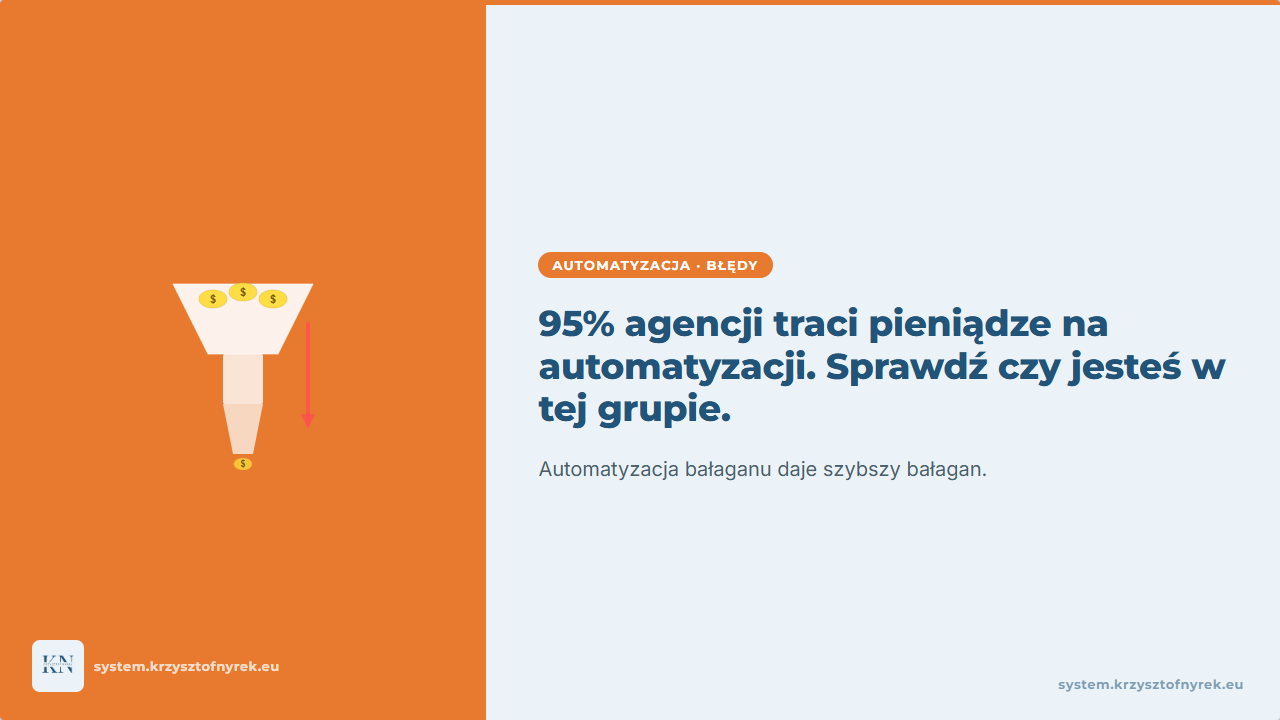 Miniatura artykułu: Dlaczego agencje tracą pieniądze na automatyzację