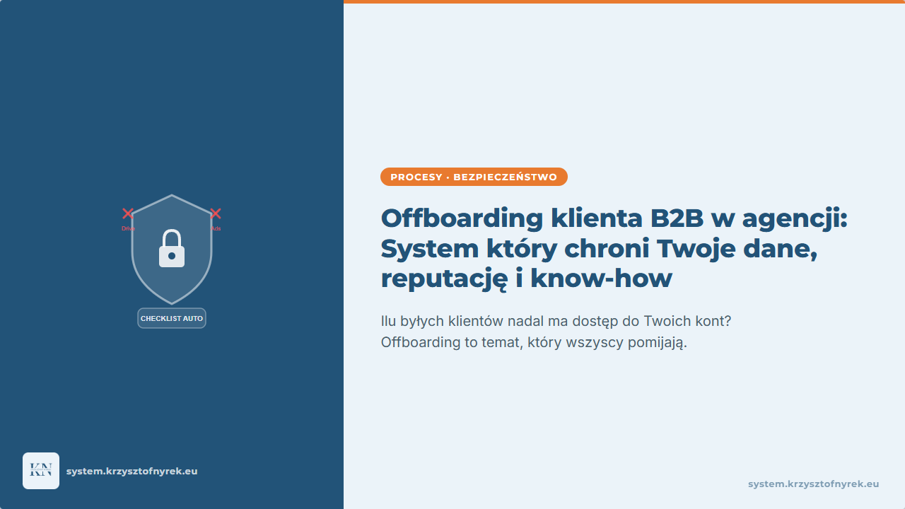 Miniatura artykułu: Offboarding klienta B2B w agencji