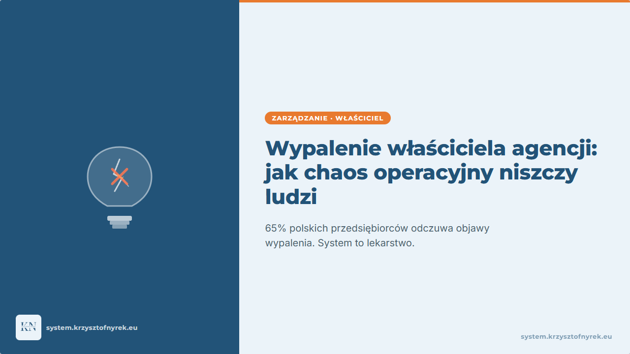 Miniatura artykułu: Wypalenie zawodowe właściciela agencji marketingowej